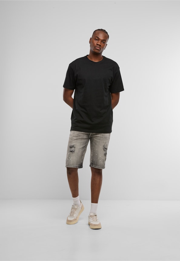 Victor Ripped Slim Fit Shorts-4