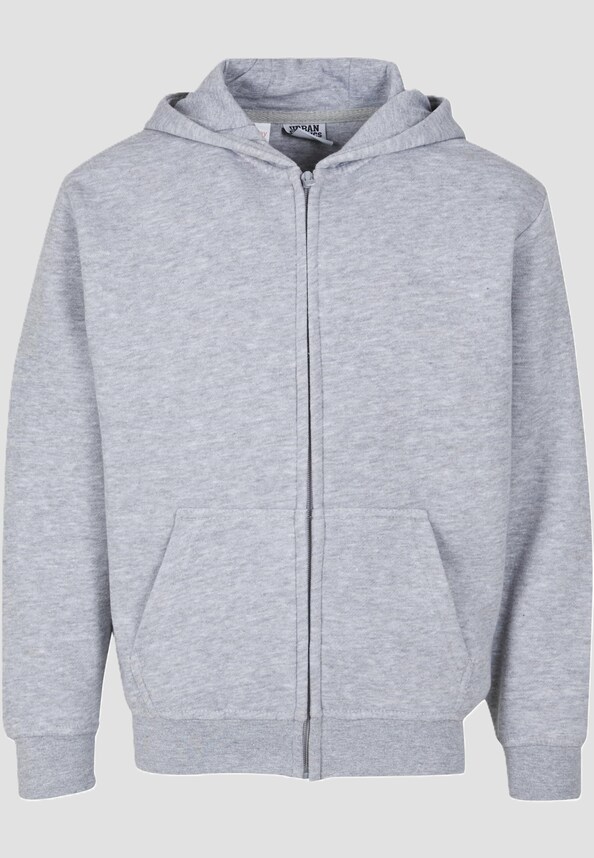 Kids Basic Essential Zip Hoody-0