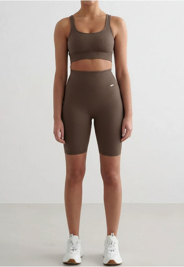 Ribbed Seamless Biker-2