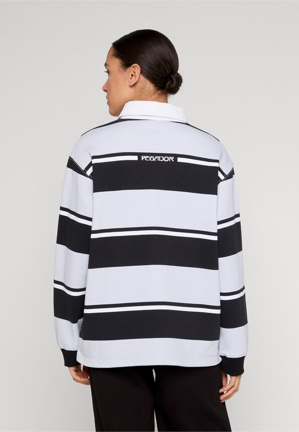 Morella Striped Polo Sweater-1