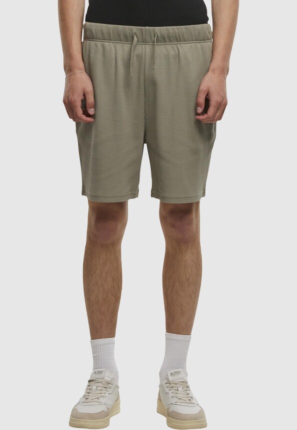 Waffle Sweat Shorts-4