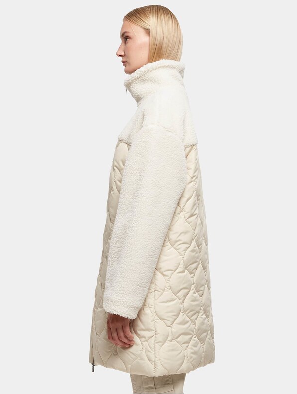 Ladies Oversized Sherpa Quilted -2