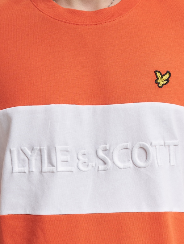 Lyle & Scott Colourblock Embroidered Logo T-Shirt-4