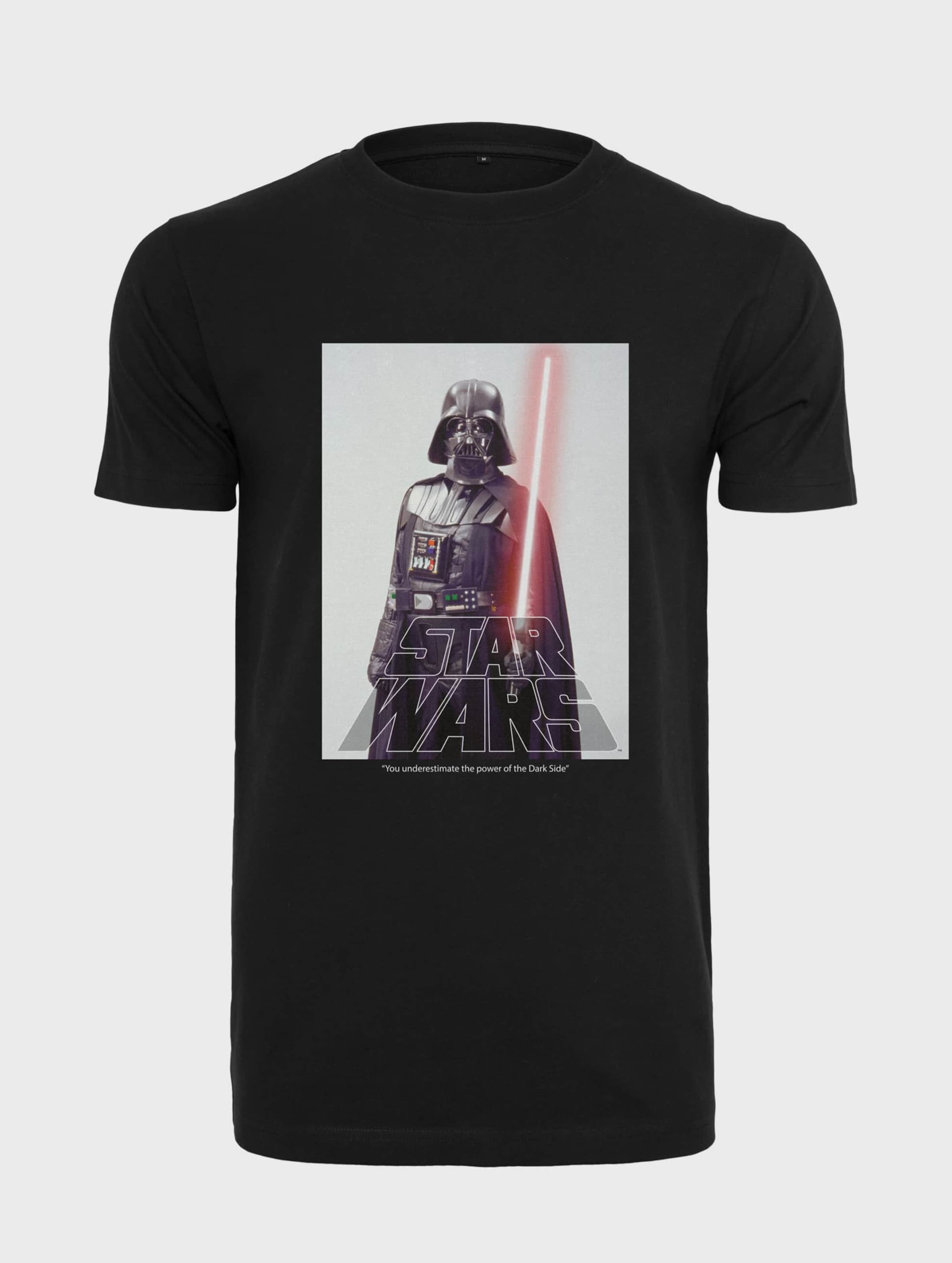 Merchcode Star Wars Darth Vader Logo Tee Männer,Unisex op kleur zwart, Maat S