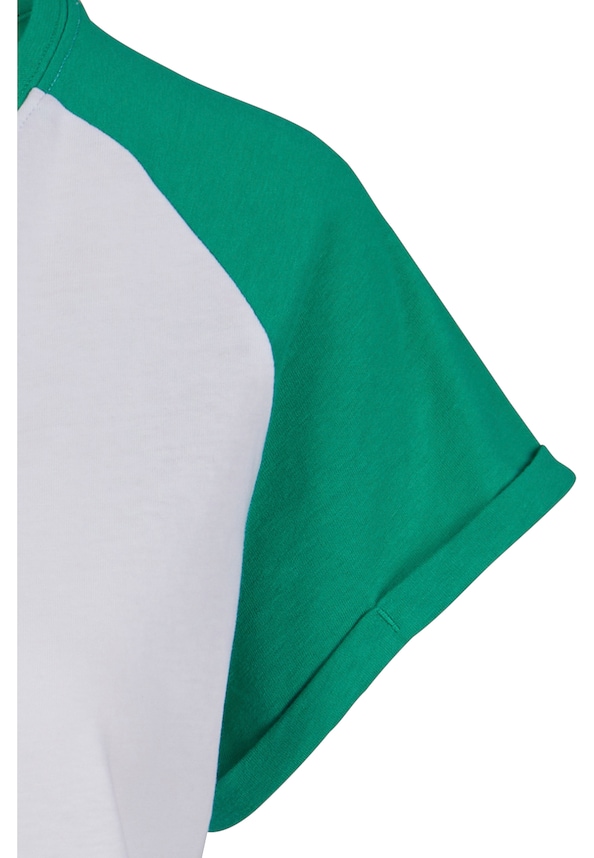 Ladies Contrast Raglan Tee-6