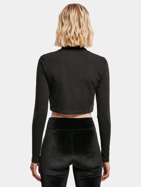 Ladies Organic Cropped Turtelneck -1