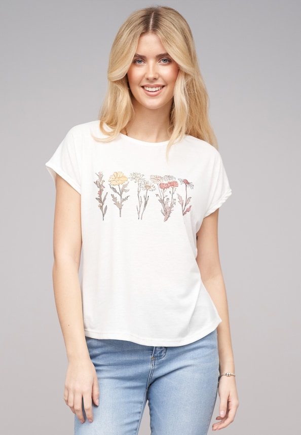 T-Shirt Botanical Print-0