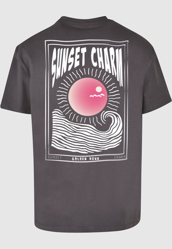 Sunset Charm Oversized T-shirt-3