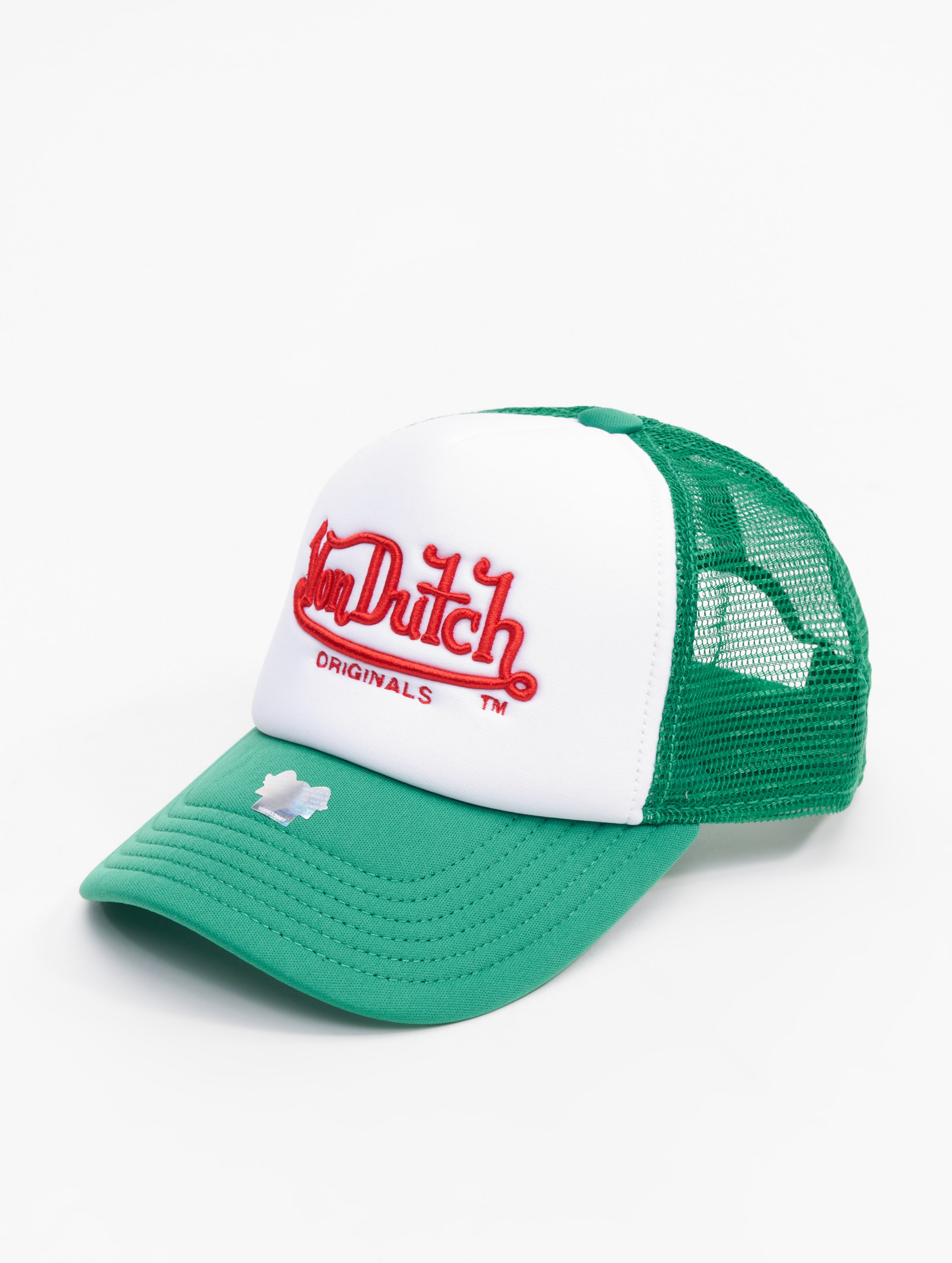 Von Dutch Atlanta Trucker Caps Frauen,Männer,Unisex op kleur groen, Maat ONE_SIZE