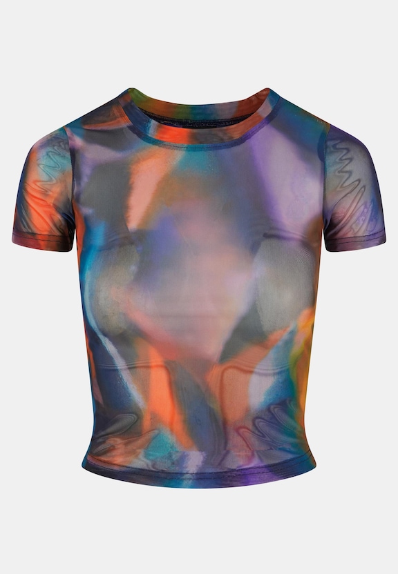 Ladies AOP Mesh Tee-2
