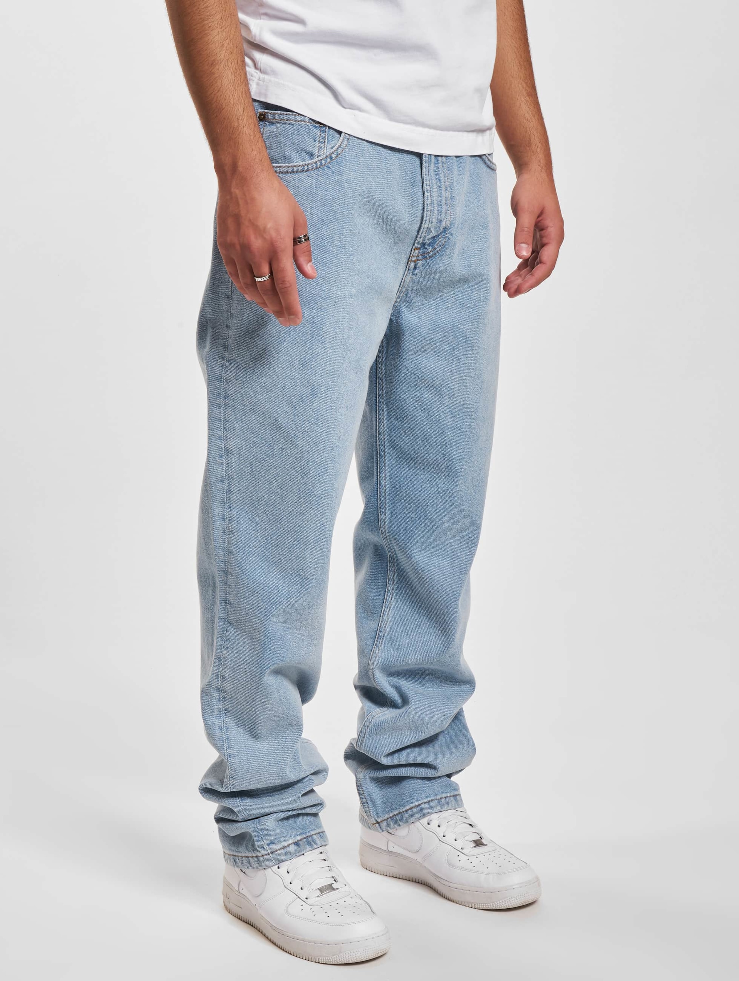 DEF Kant Straight Fit Jeans Mannen op kleur blauw, Maat 31