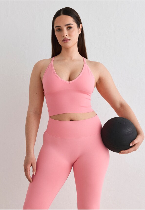 Shape Seamless Cross Back Bralette-0