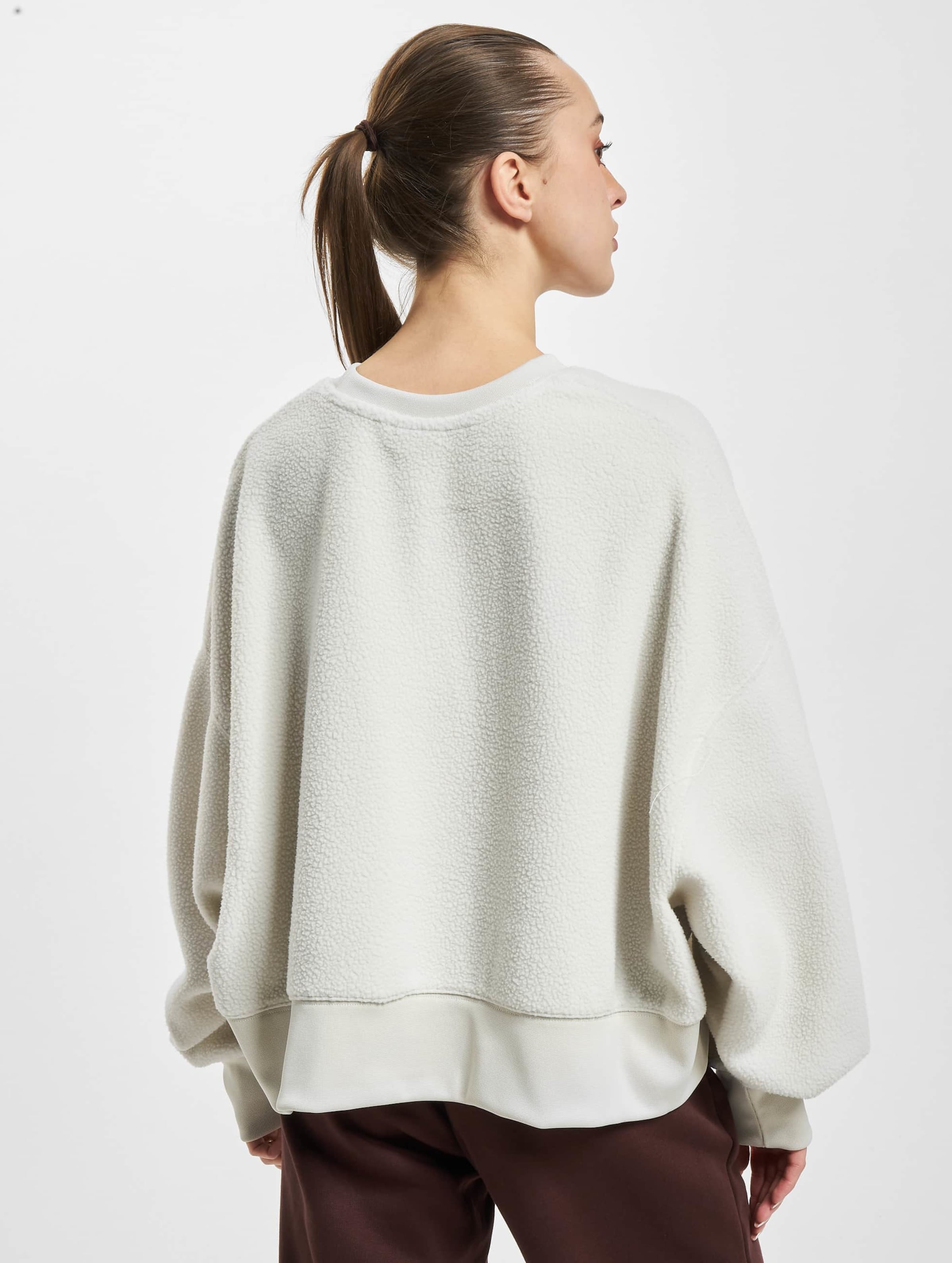 Nike Crop Crew Sweatshirt Light Bone Iron