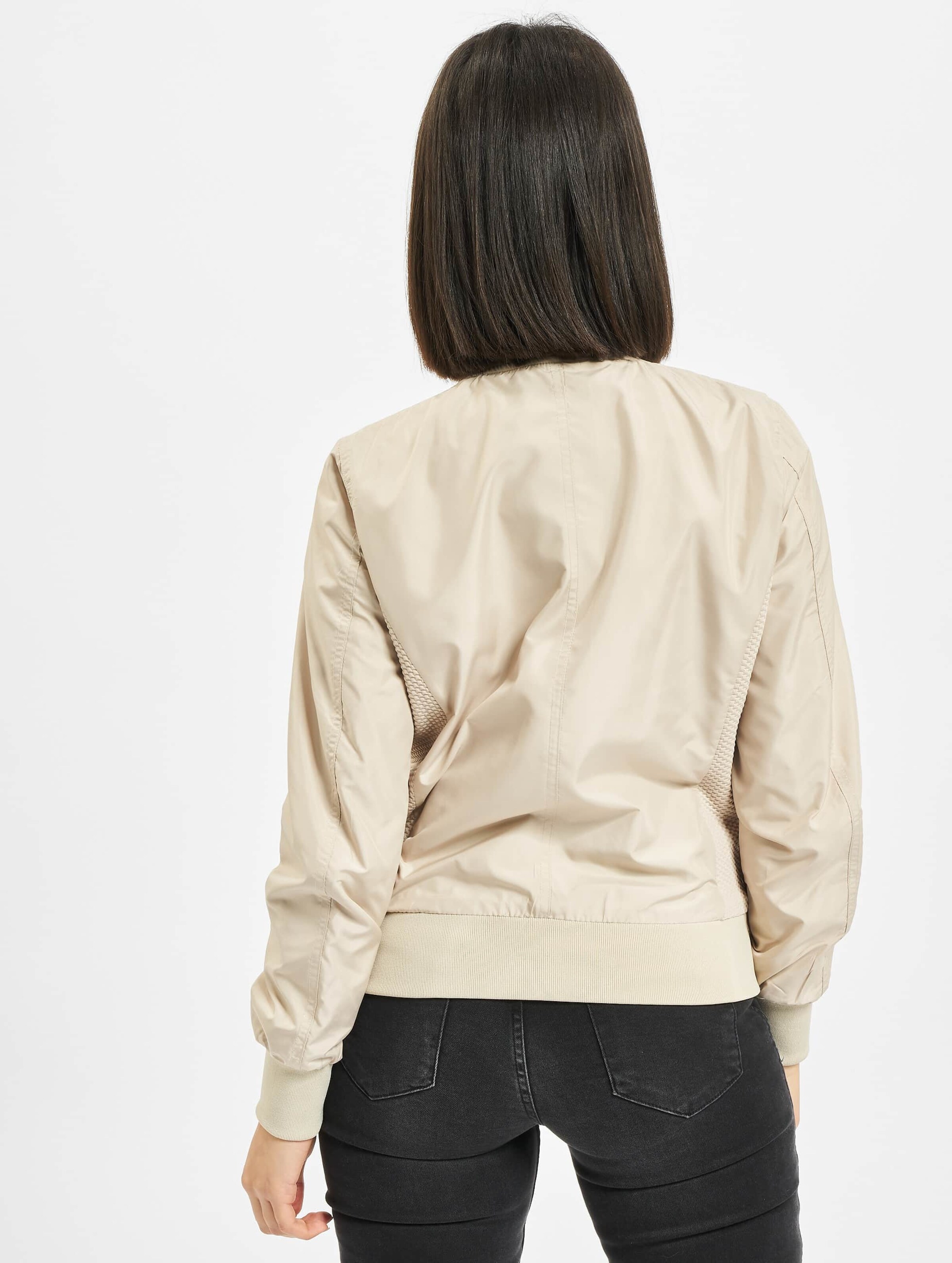 Beige bomber shop jacket ladies