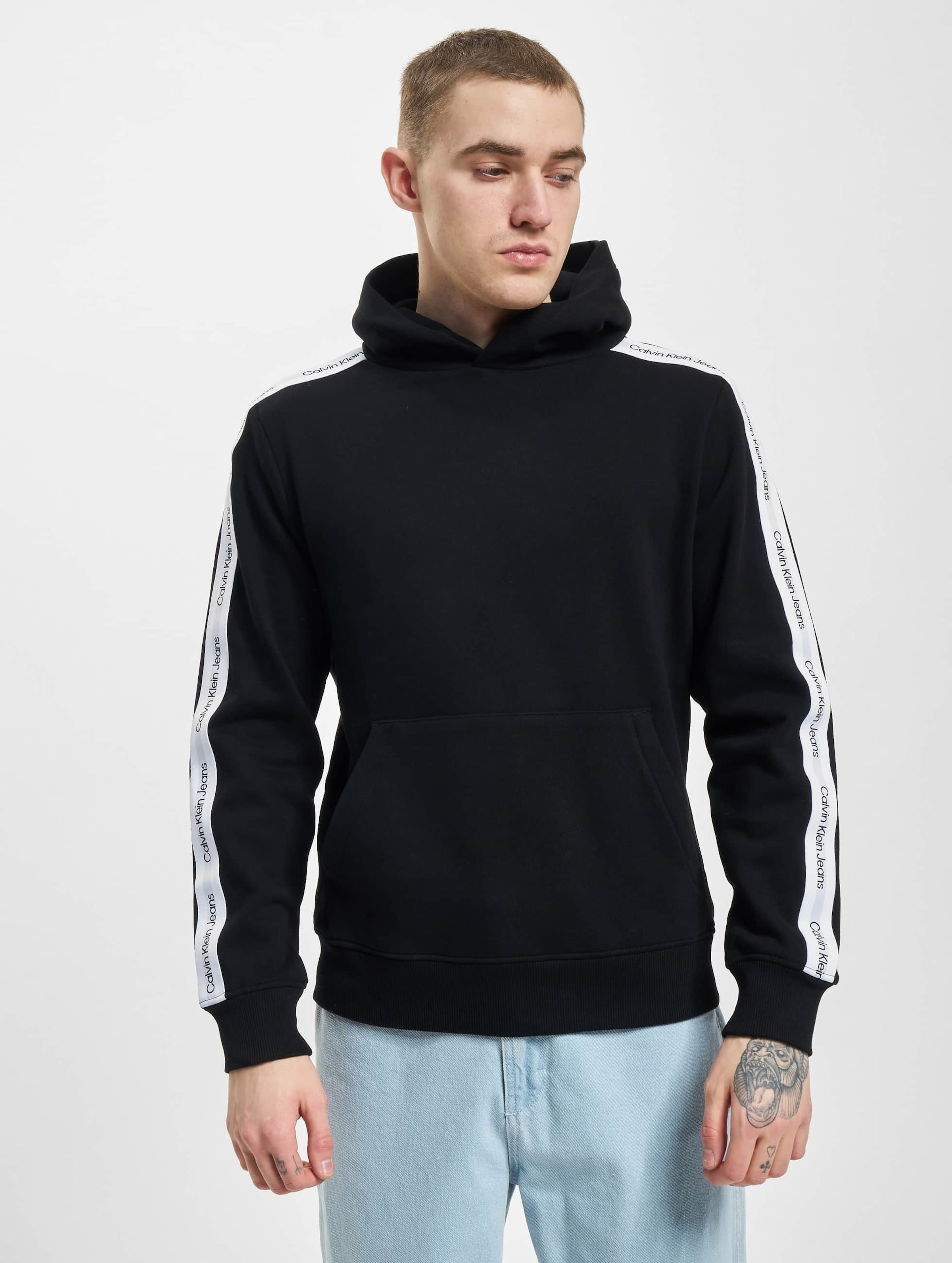 Mens adidas tape hoodie deals