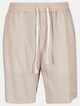 Logo Stitched Linen Shorts-4