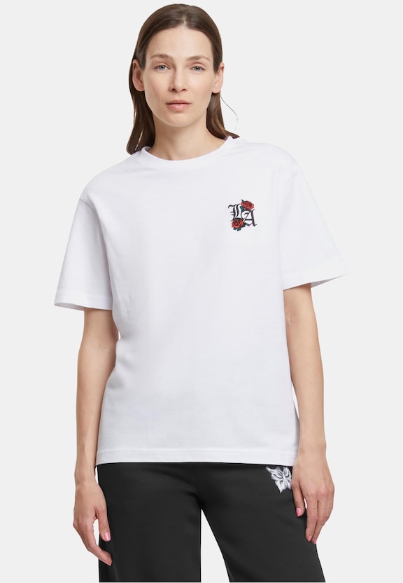 Los Angeles Roses EMB Tee-0