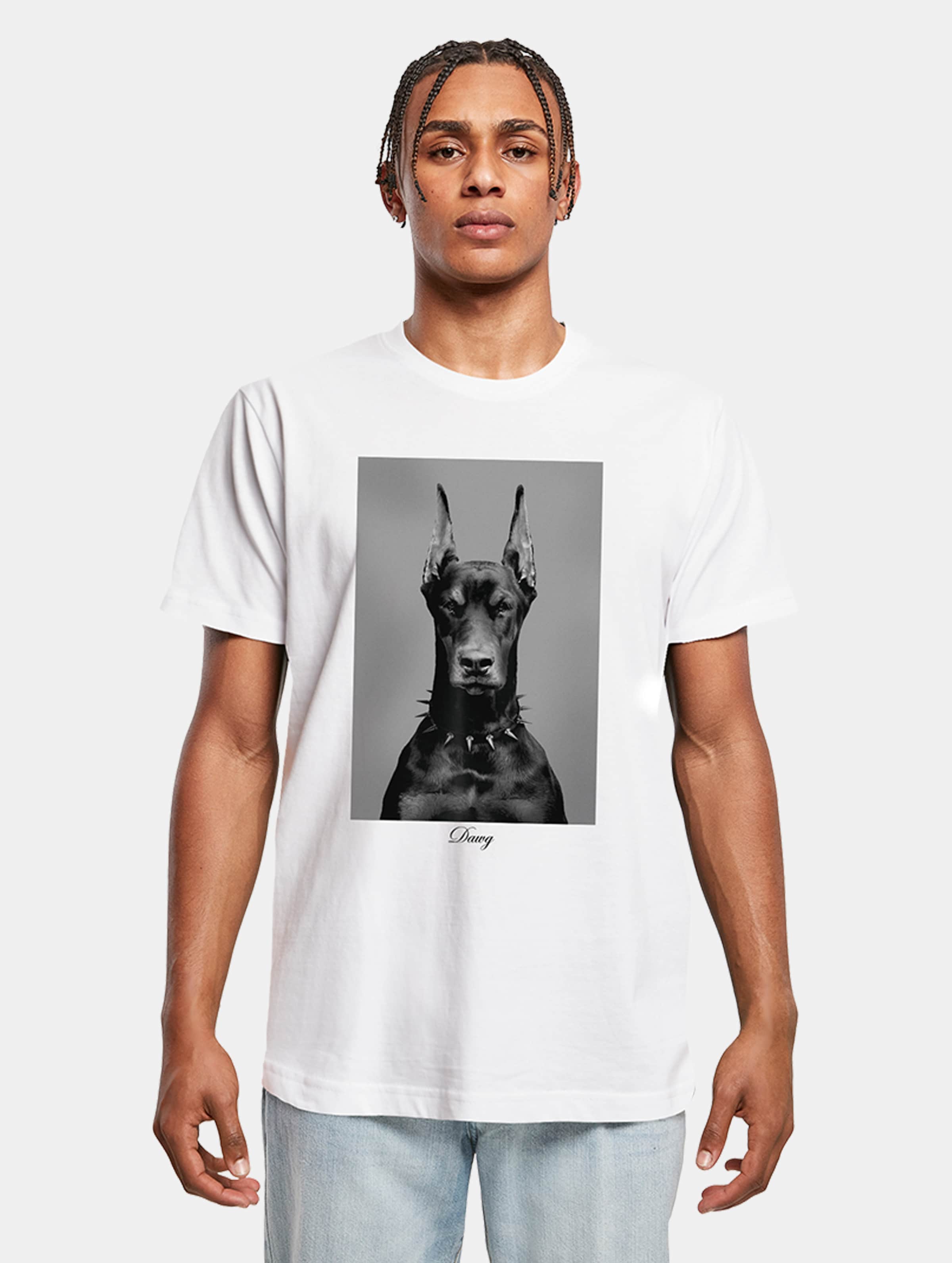 Mister Tee - Dawg Heren T-shirt - XXL - Wit
