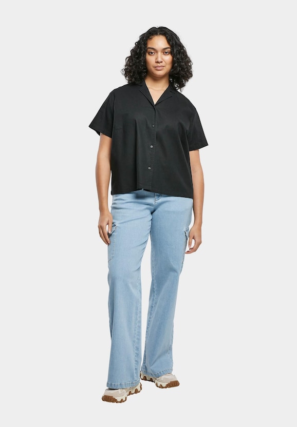 Ladies Linen Mixed Resort-2