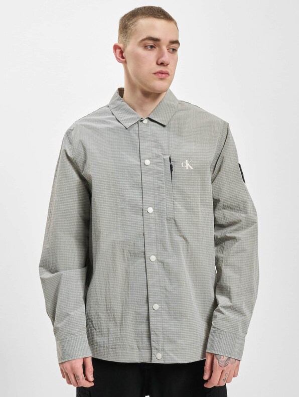 Calvin Klein Ripstop Shirt Eggshell-2