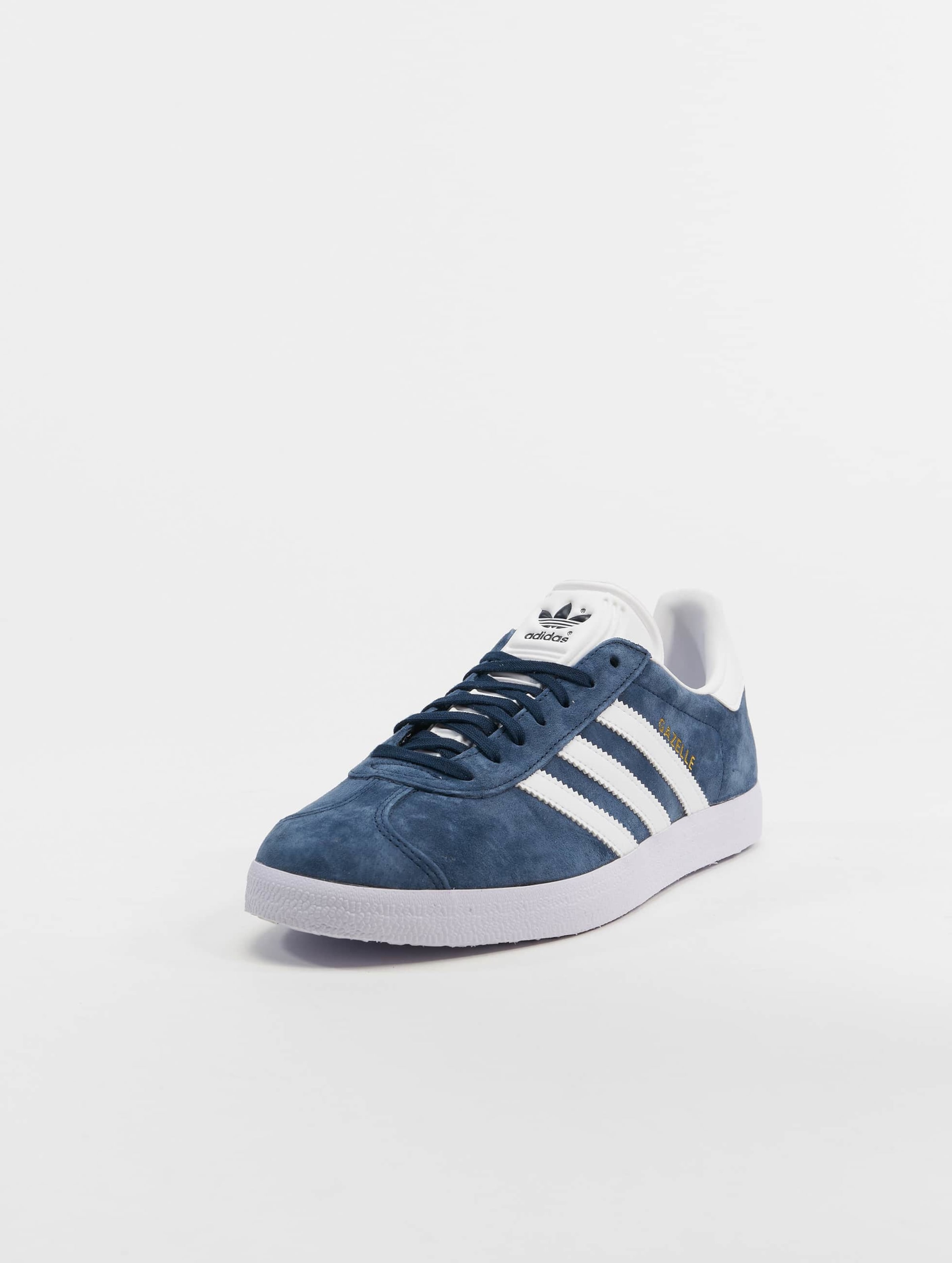 Adidas originals 2024 white/navy gazelle trainers