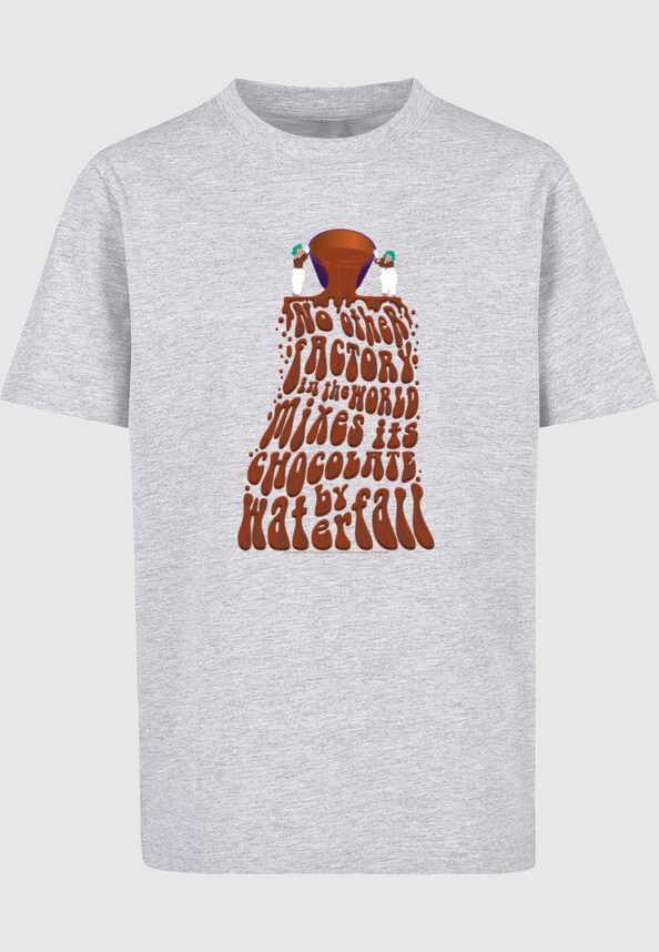 Kids Willy Wonka - Chocolate Waterfall Basic T-Shirt-0