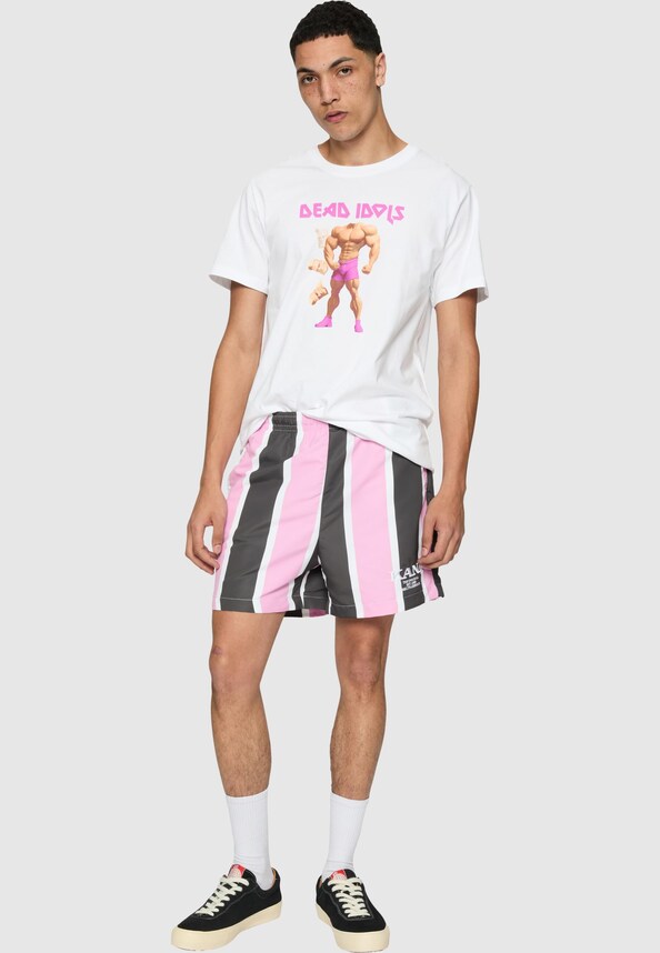 KM242-037-2 Retro Striped Boardshorts-2