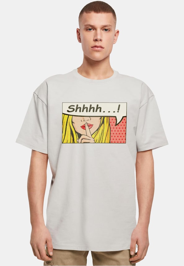 Silent Sign Comic Heavy Oversized Tee-0