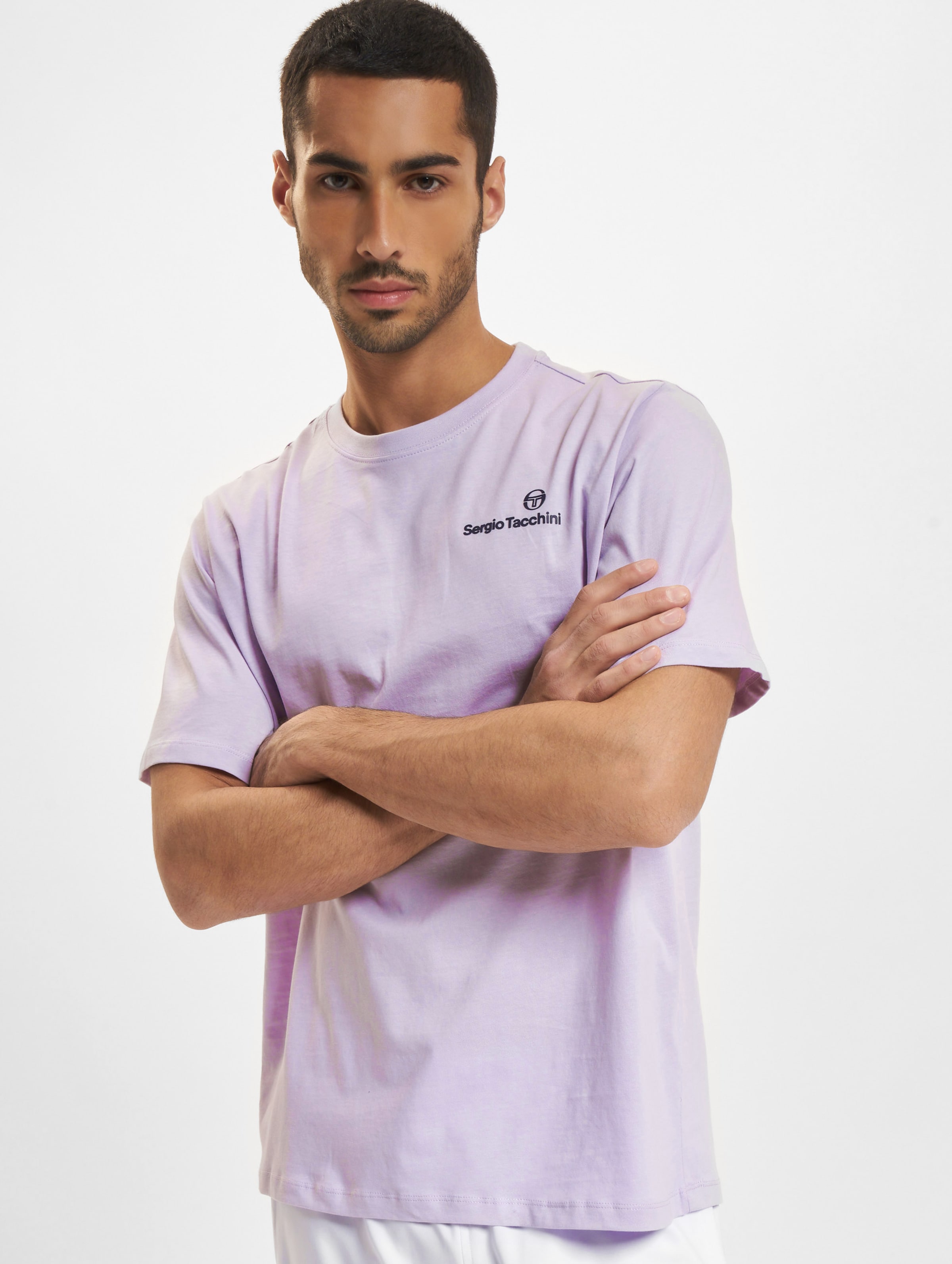 Sergio Tacchini Bold Co T-Shirt Mannen op kleur violet, Maat L