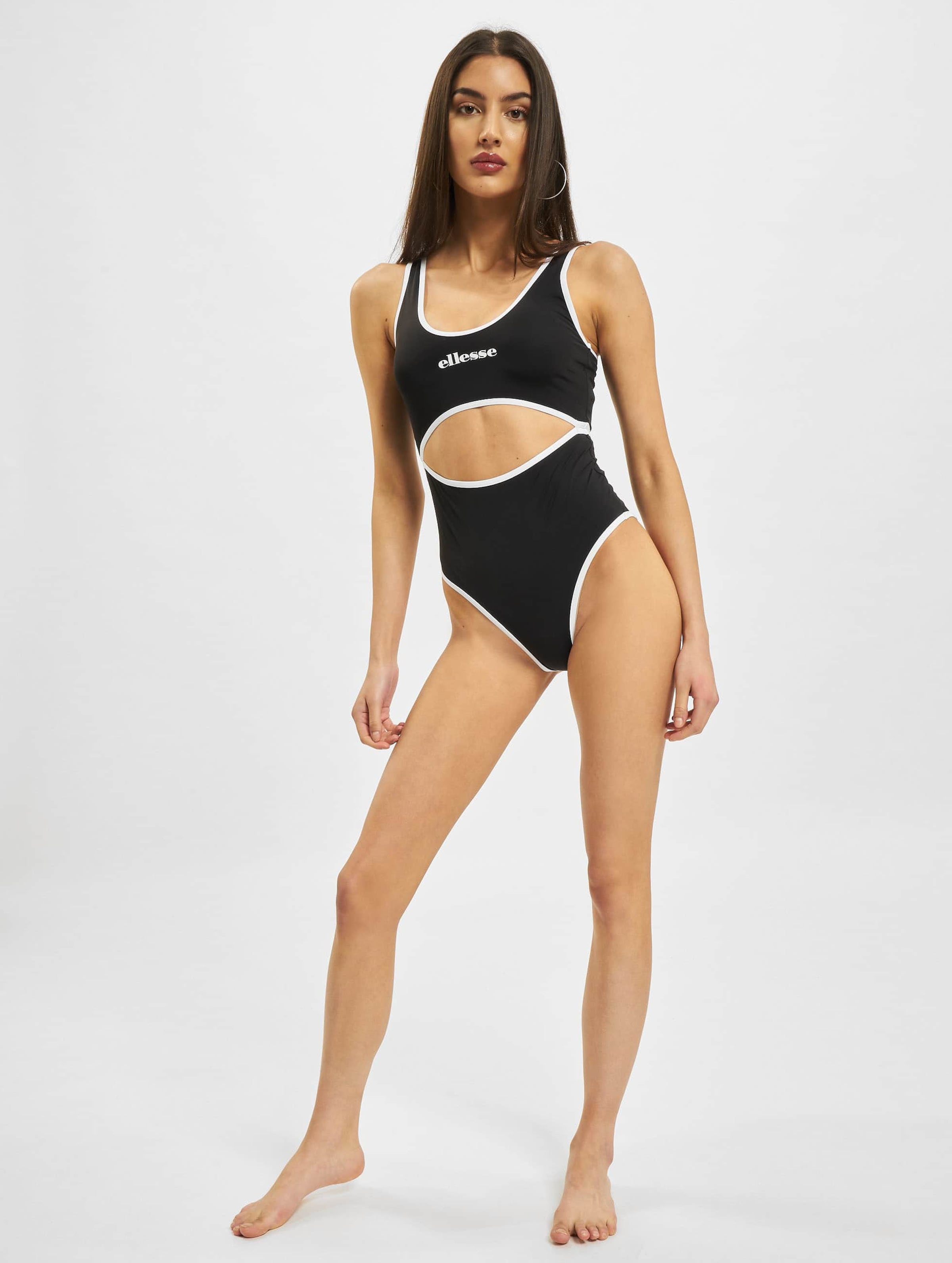 Black 2024 ellesse swimsuit