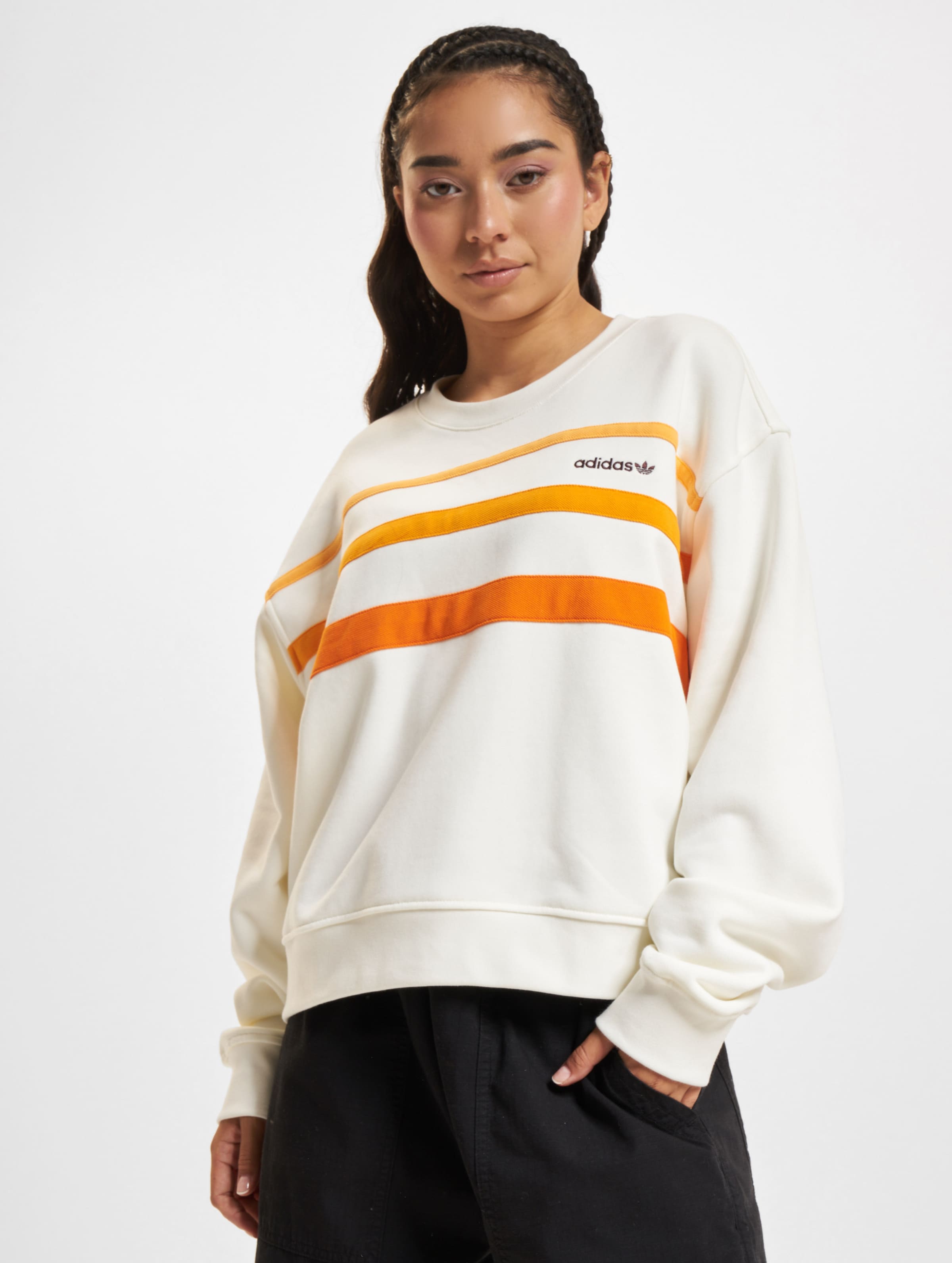 adidas Originals Pullover op kleur beige, Maat XS