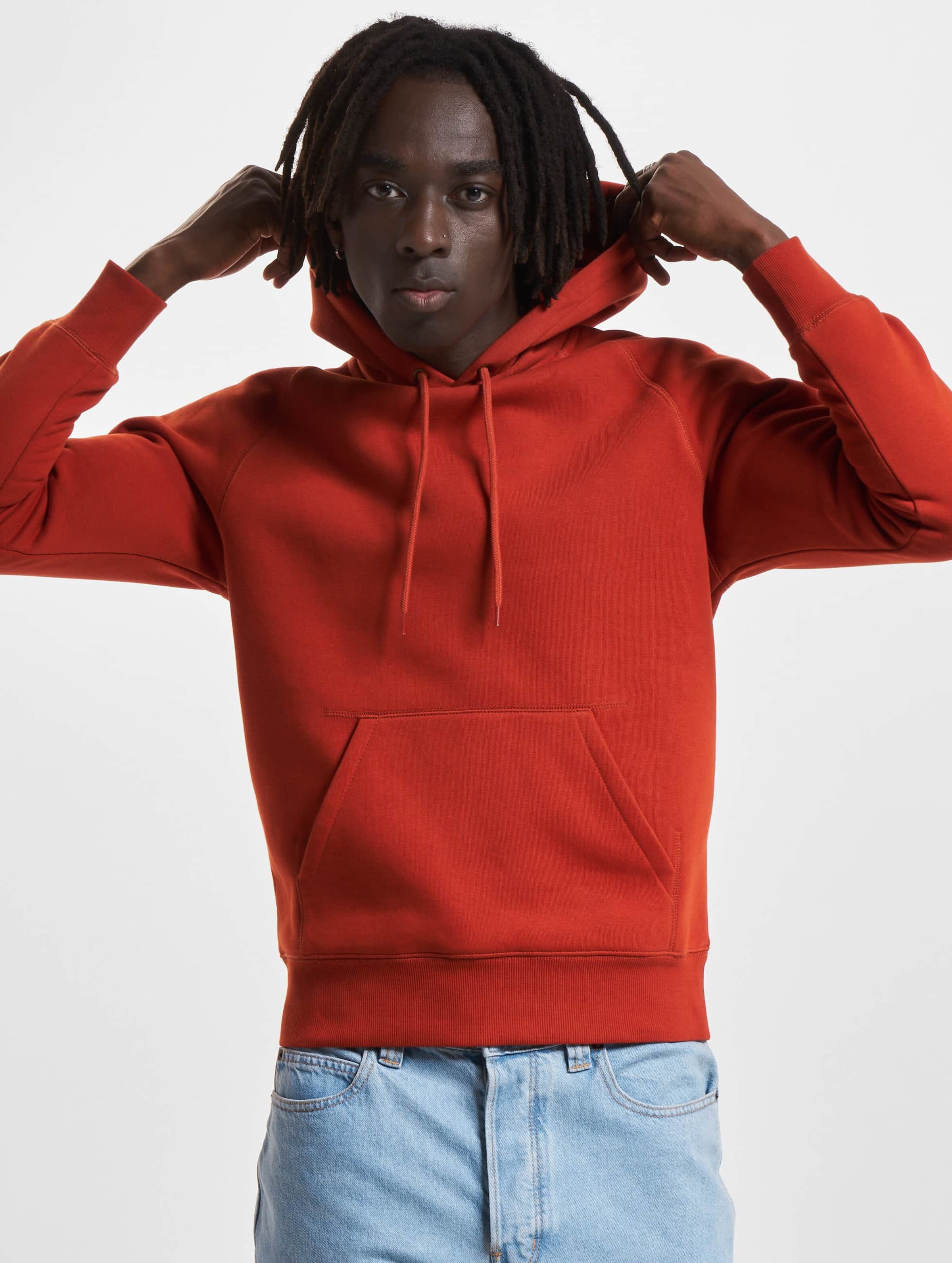 Carhartt WIP Chase Hoodie Mannen op kleur rood, Maat S