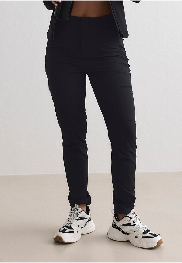 Straight Leg Cargo Pants-0