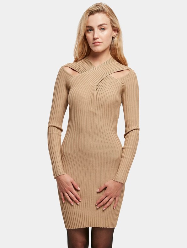 Ladies Crossed Rib Knit -2