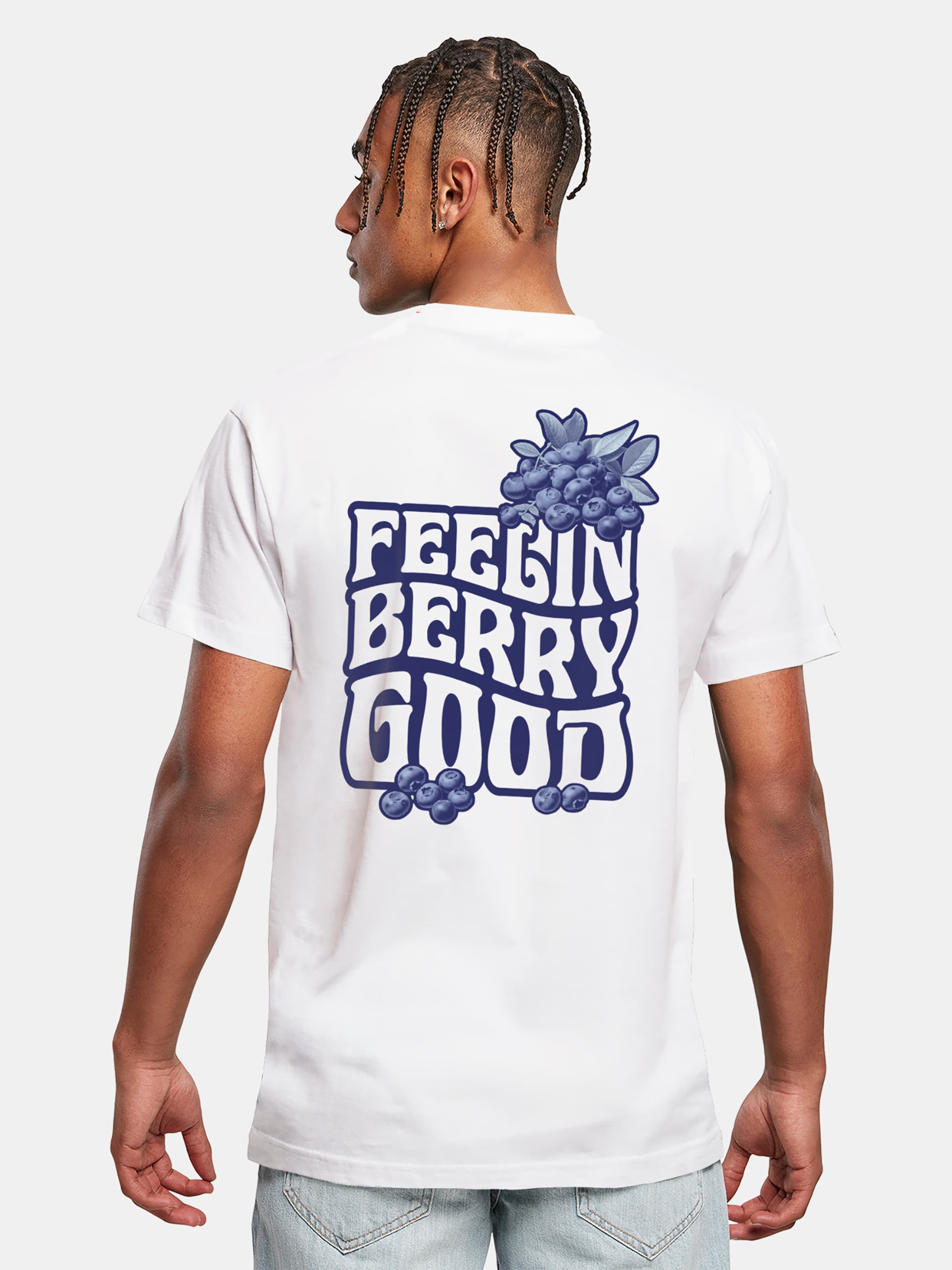 Mister Tee - Berry Good Heren T-shirt - S - Wit