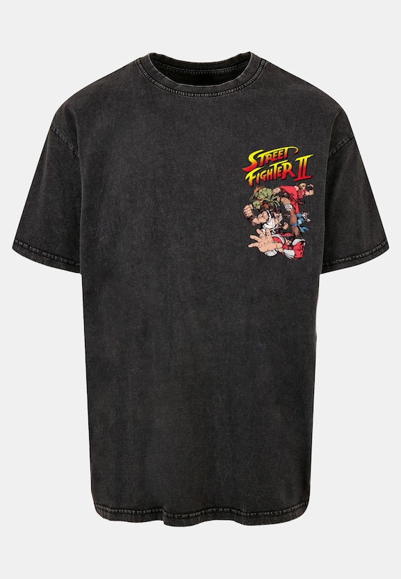Streetfighter II Roster Oversize Tee-3