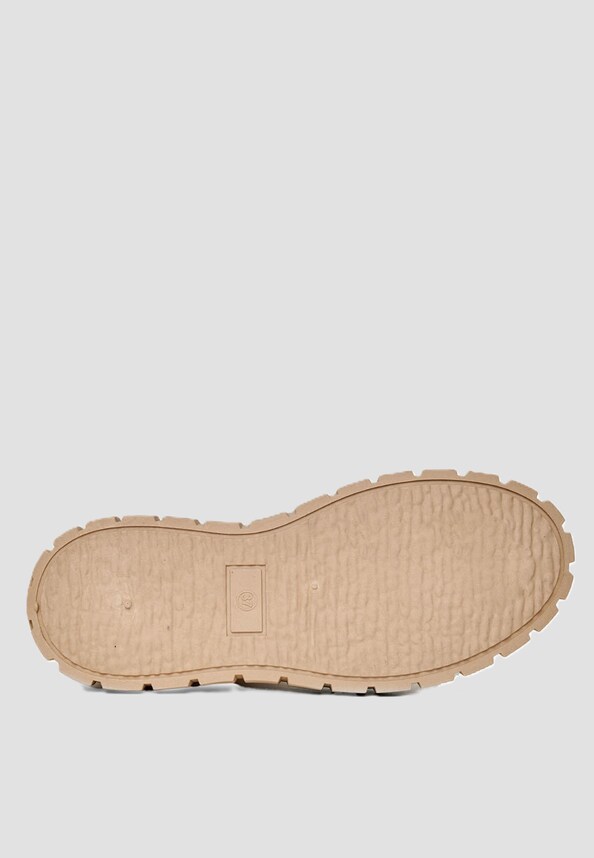 77 Schuh Plateau Velour Halbstiefel-3