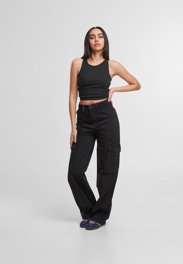 Lona Cargo Jeans-4