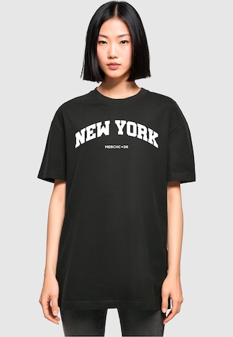 Ladies New York Wording - Oversized Boyfriend
