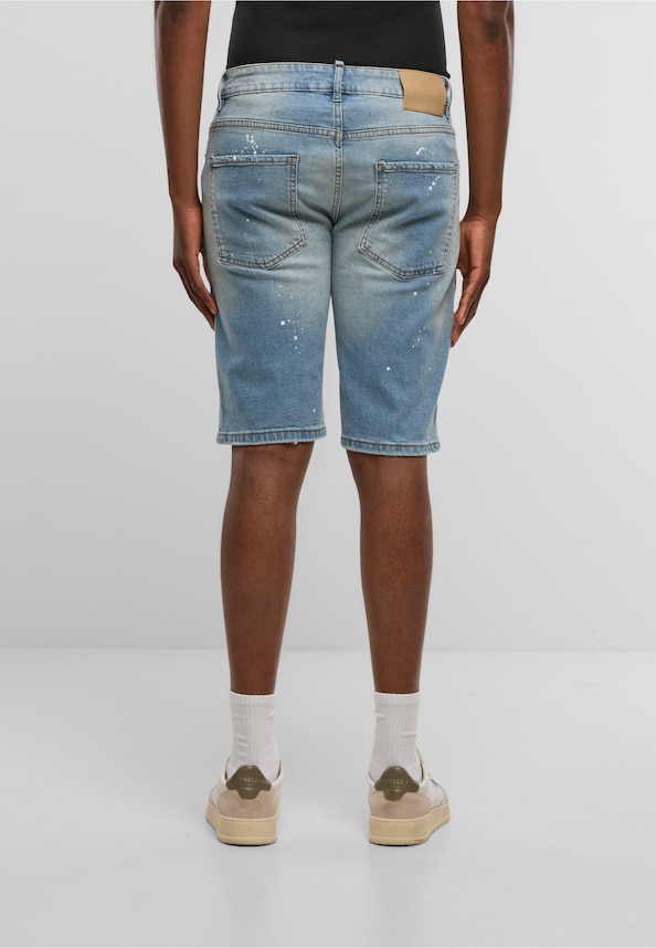 Victor Ripped Slim Fit Shorts-1