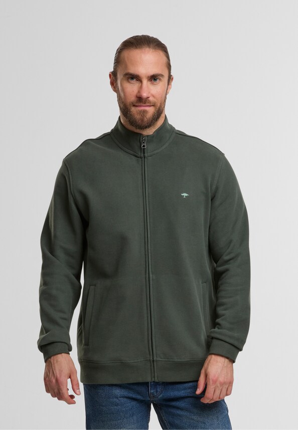 Sweat Stand-Up Cardigan-0