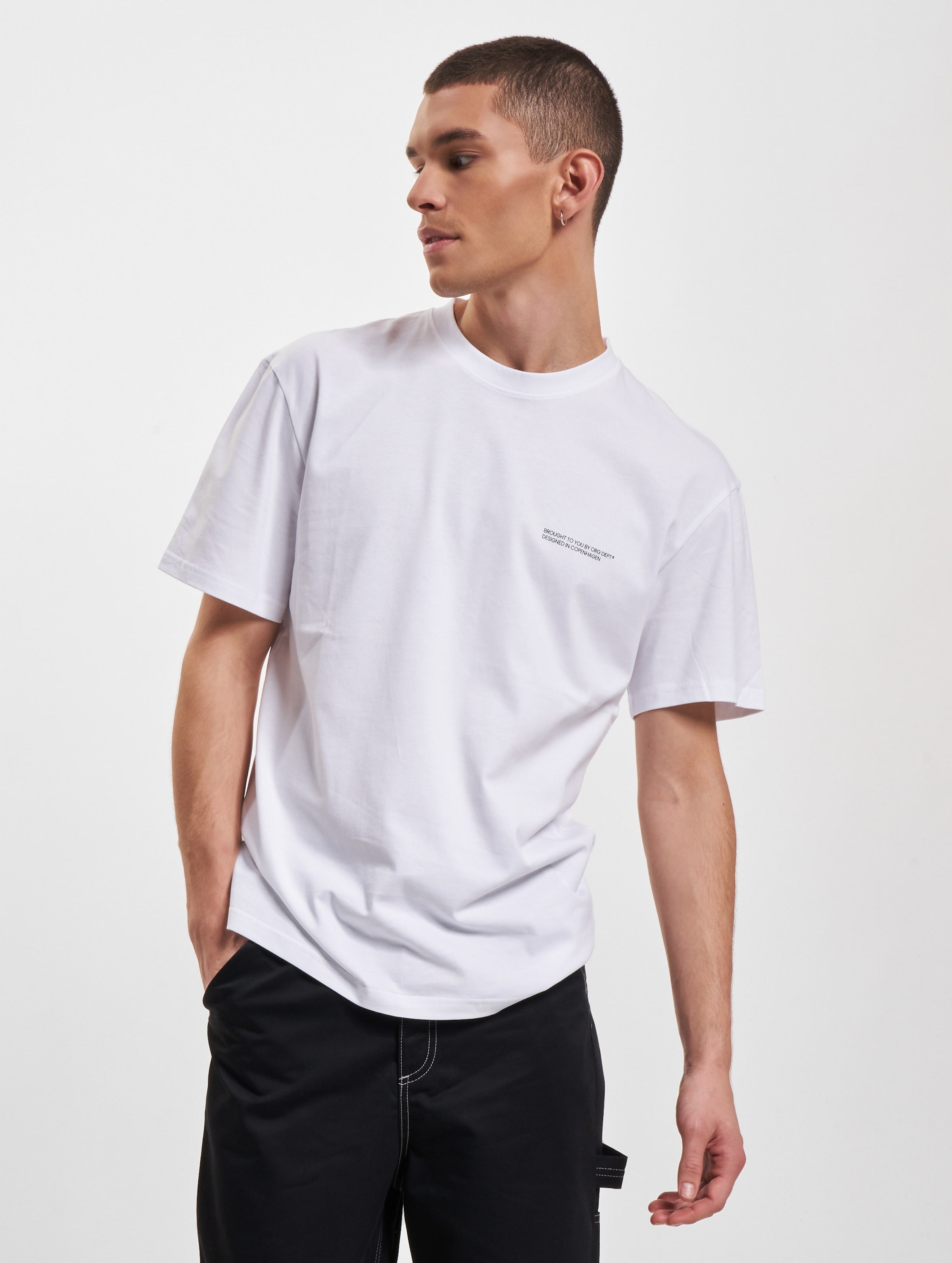 Jack & Jones Vesterbro Back T-Shirts Crew Neck Mannen op kleur wit, Maat XL