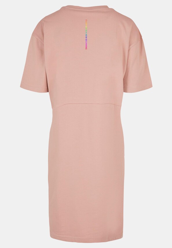 Ladies Hope Rainbow Oversized Slit Tee -3