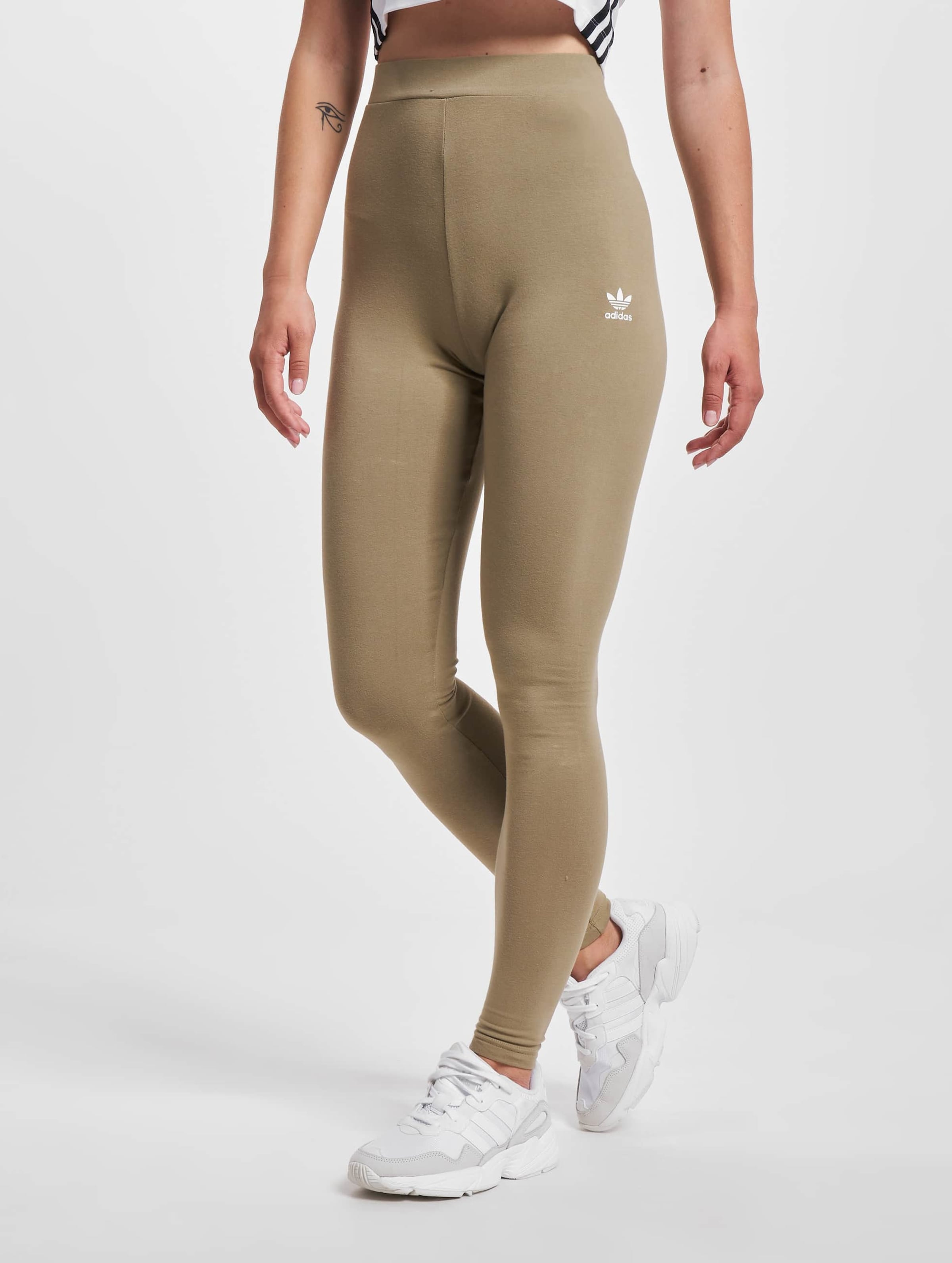 Adidas leggings outlet 3 stripes trefoil