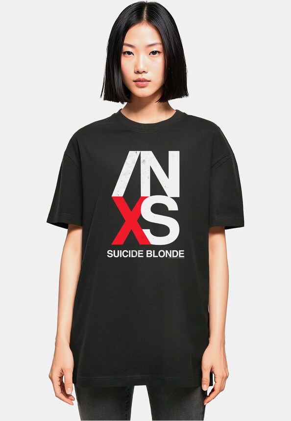Ladies INXS - X Tour Oversized Boyfriend -0