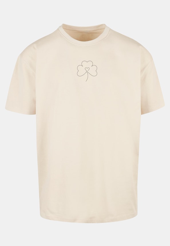 Spring - Leaf Clover Flower Heavy Oversized Tee-4