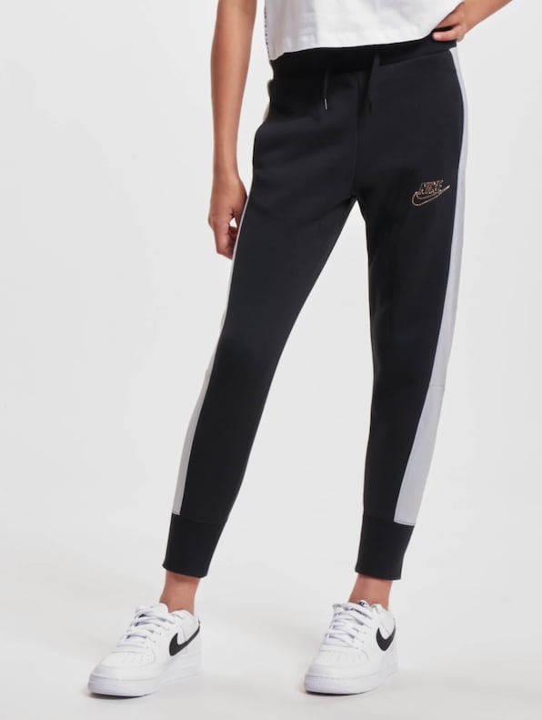 NIKE Nike W NSW CLUB - Jogging Bottoms - Women's - white/black