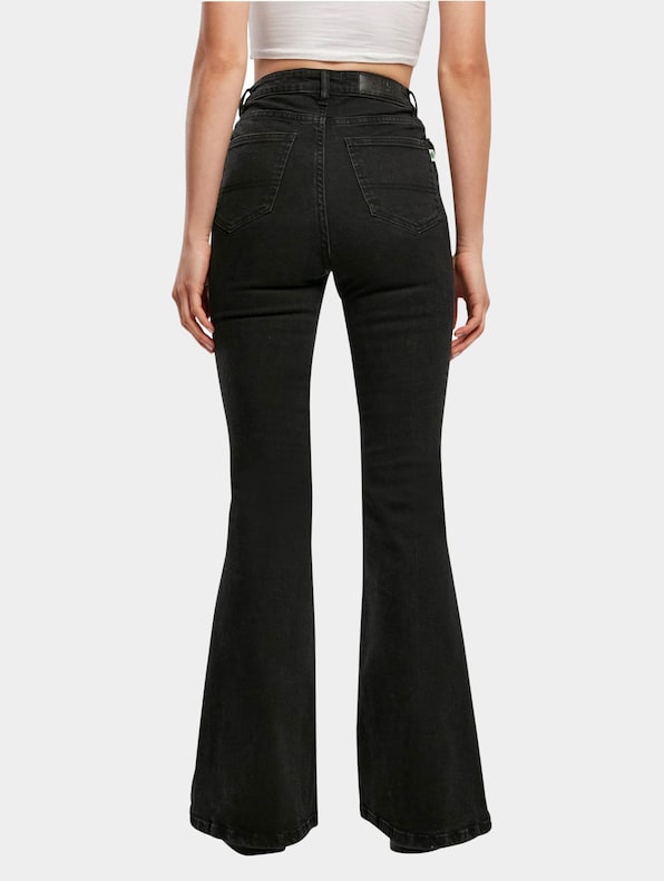 Organic High Waist Flared Denim-1