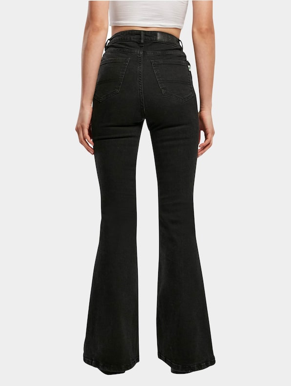 Organic High Waist Flared Denim-1