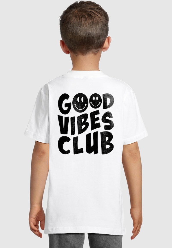 Kids Good Vibes Club Front for Light -  Basic Tee-1